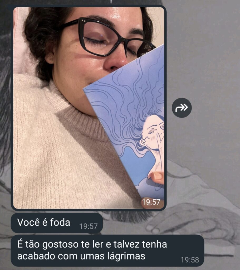 Carla Pagoti elogia leitura de Lembrança de Esquecer, da escritora Camila Mossi.